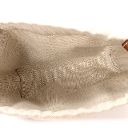 Hermes Canvas Barenia Fourbi 20 PM Pouch Naturel Fauve 5 of 7