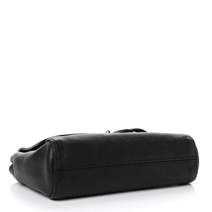 Mulberry Glossy Goatskin Small Lily Flap Black 3 of 4