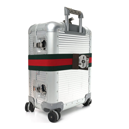 Gucci Aluminum Web Medium Porter Cabin Plus Trolley 2 of 10