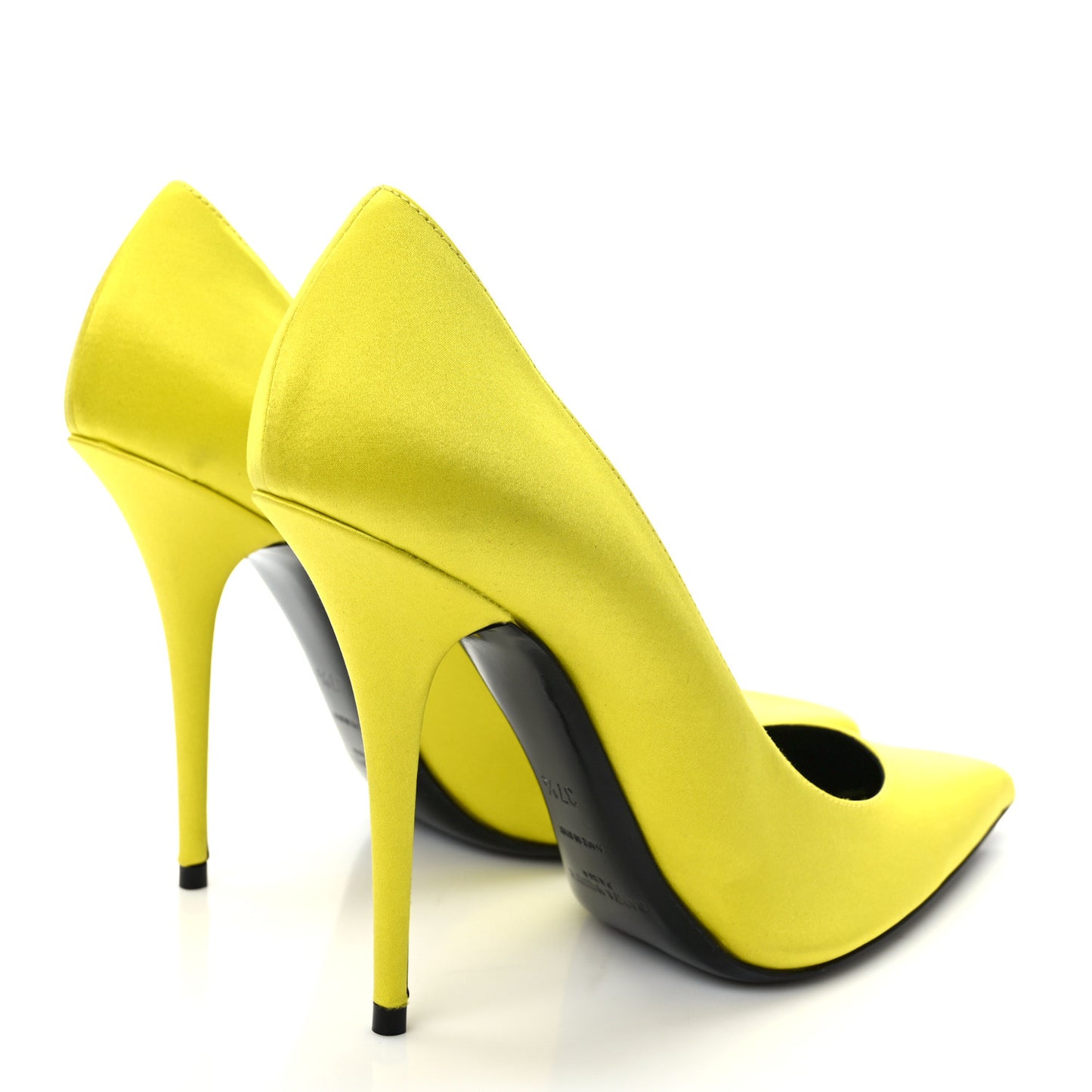 Satin Crepe Marylin 110 Pumps 37.5 Narcissus 37.5 Yellow