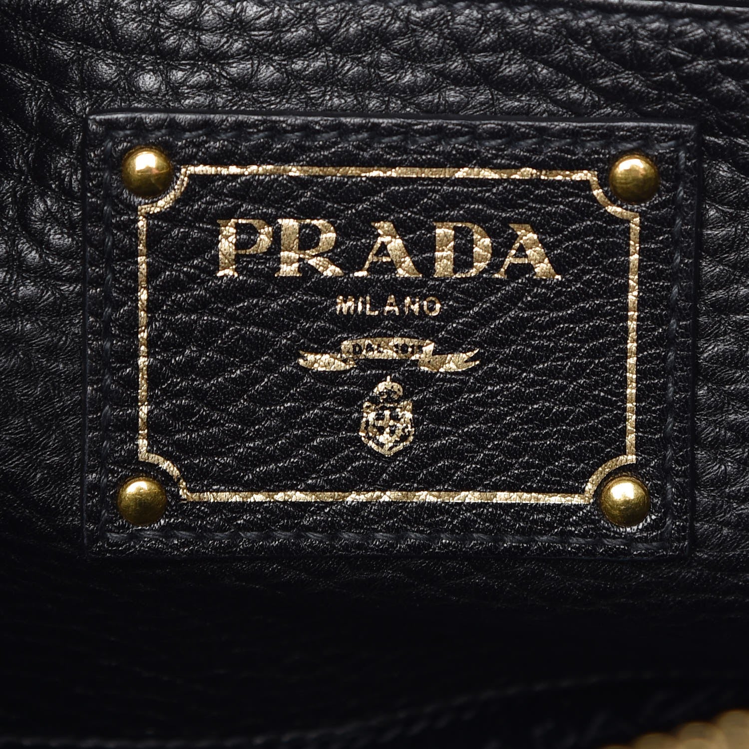 Prada Vitello Daino Shopping Satchel Black 6 of 8