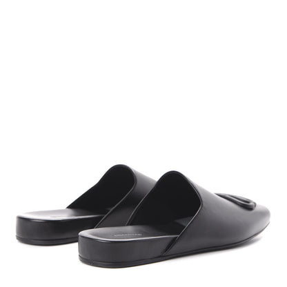 Balenciaga Calfskin BB Mules 35.5 Black 4 of 10