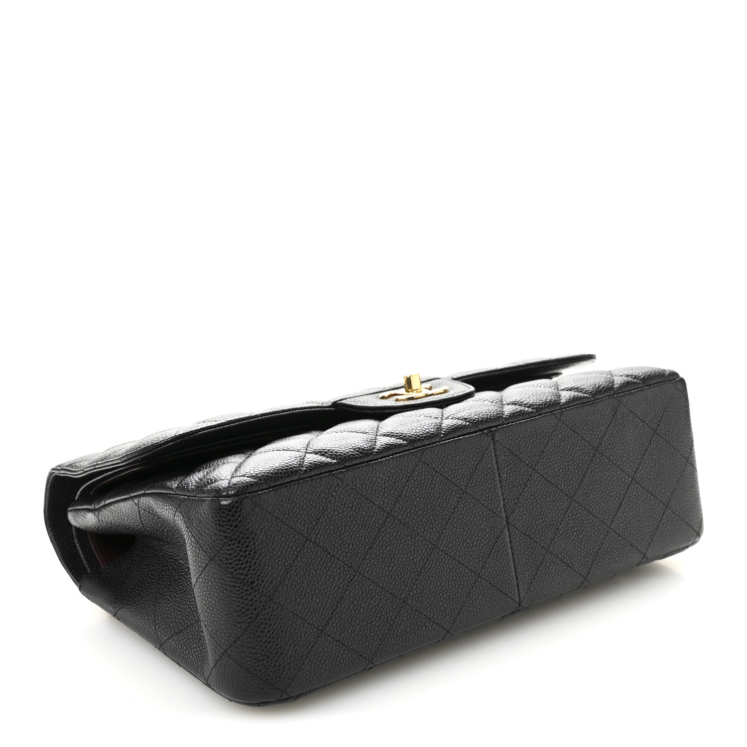 Chanel Caviar Quilted Jumbo Double Flap Black 4 of 10