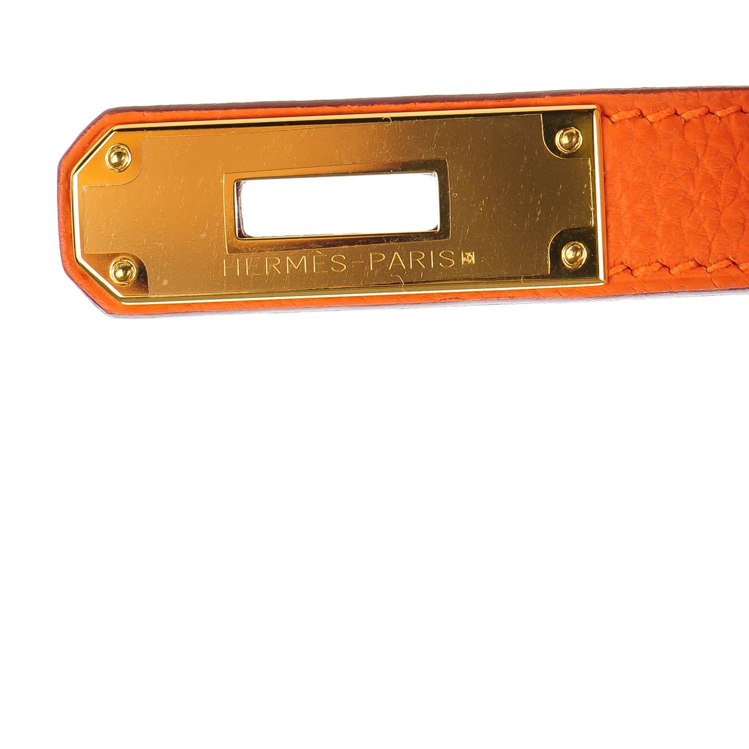 Hermes Togo Birkin 30 Orange 10 of 23