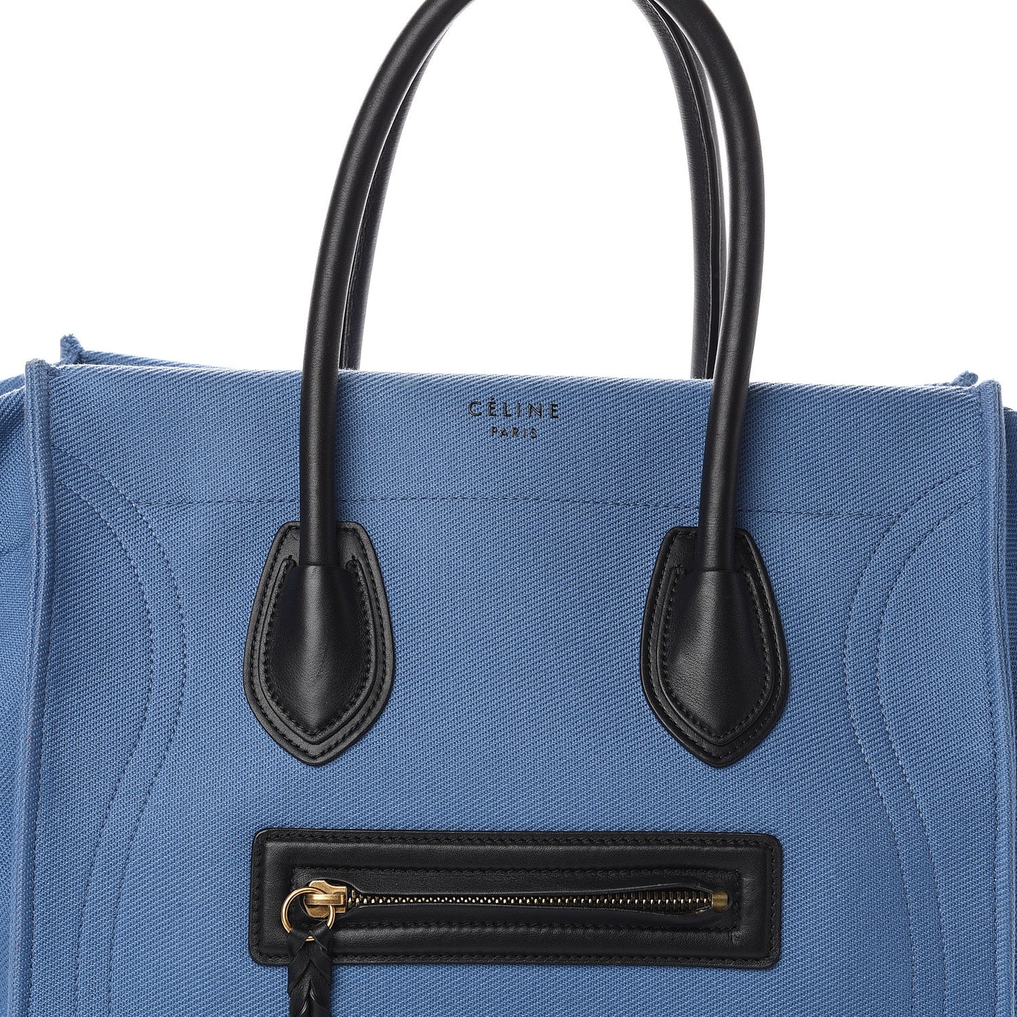 Cotton Canvas Medium Phantom Luggage Blue