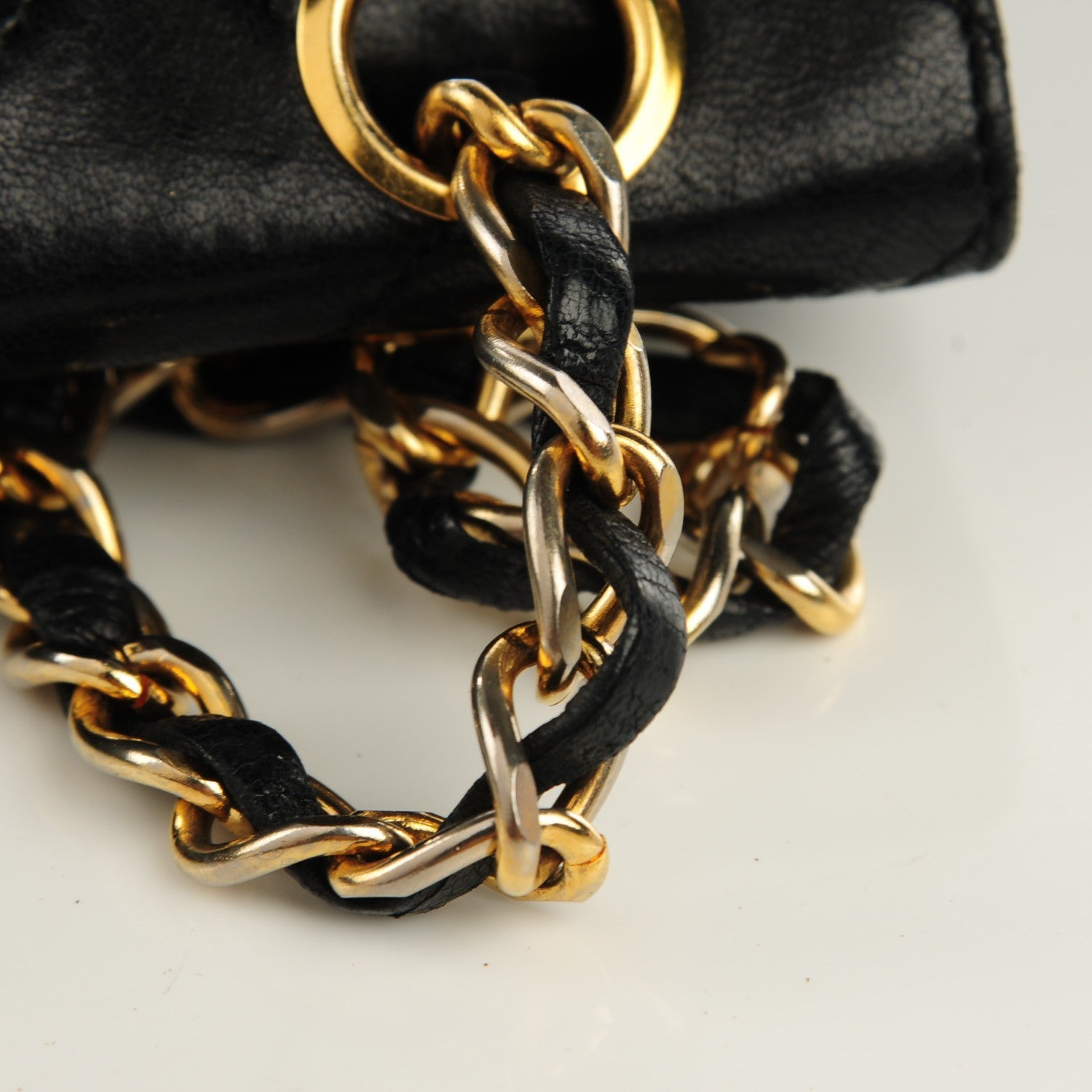 Chanel Lambskin Quilted Medium Double Flap Black 9 of 9