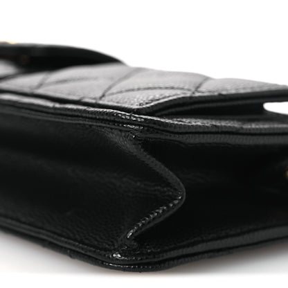 Chanel Caviar Quilted Polly Pocket Pouch Black 10 of 11