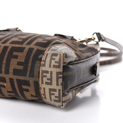 Fendi Zucca Zucchino Mixed Media Boston Tobacco 6 of 13