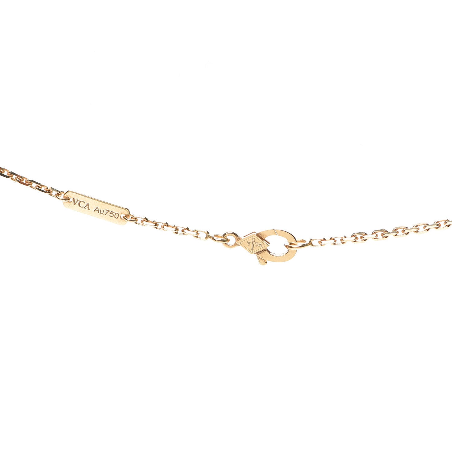 18K Yellow Gold Mother of Pearl Magic Alhambra Long Necklace
