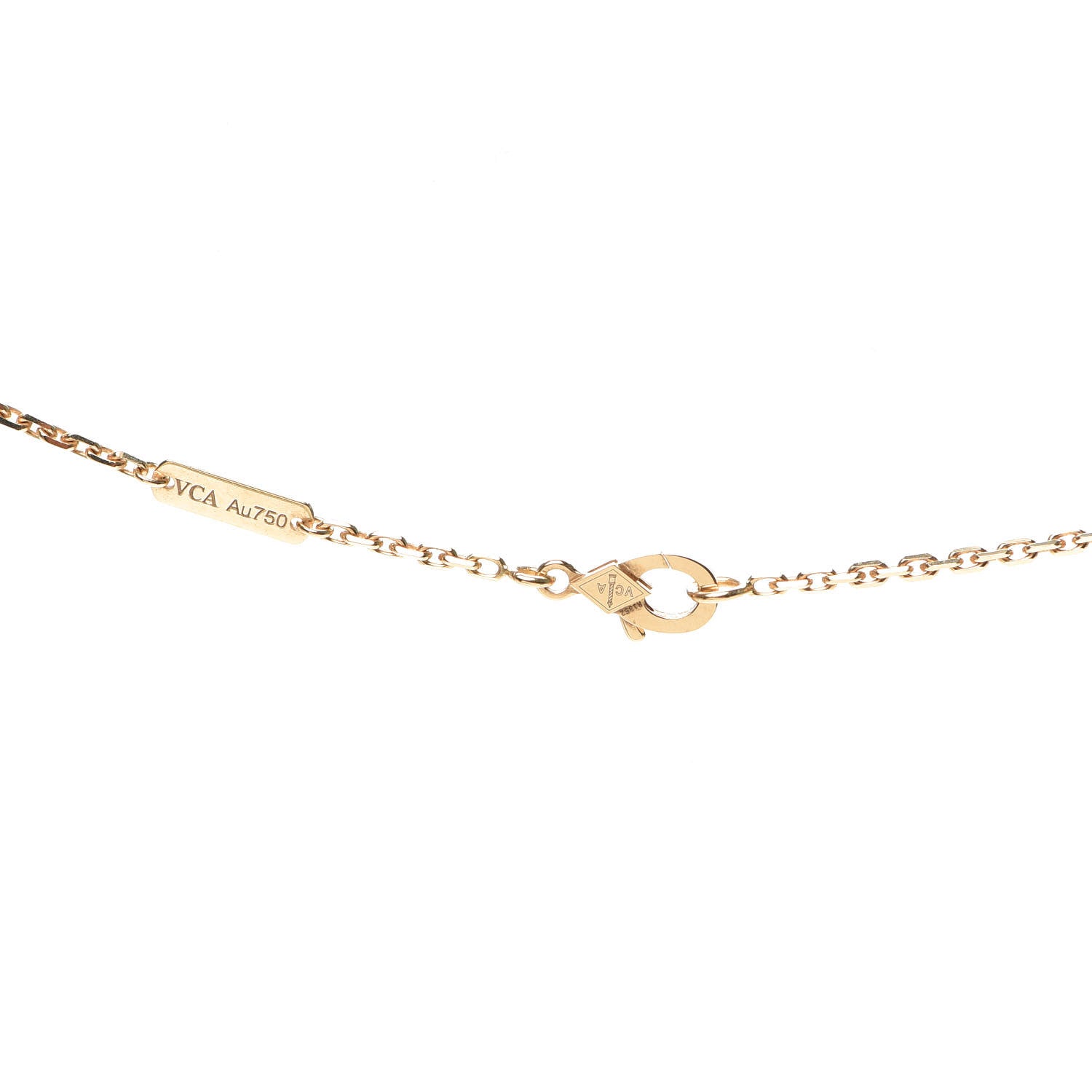Van Cleef & Arpels 18K Yellow Gold Mother of Pearl Magic Alhambra Long Necklace 5 of 8