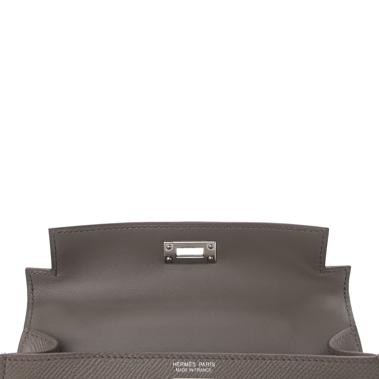 Hermes Epsom Mini Kelly Sellier 20 Etain 15 of 30