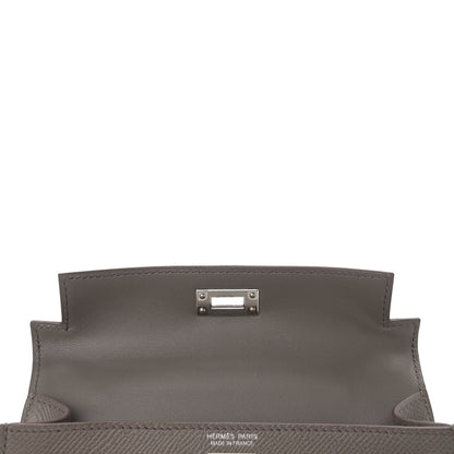 Hermes Epsom Mini Kelly Sellier 20 Etain 15 of 30