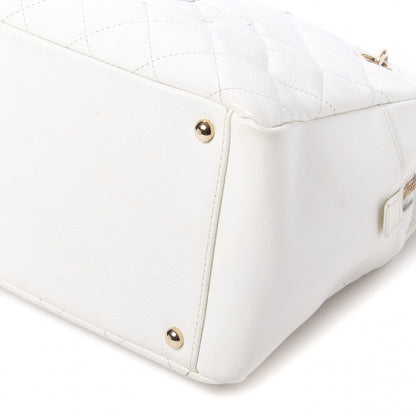 Chanel Caviar Quilted Petit Timeless Tote PTT White 4 of 9