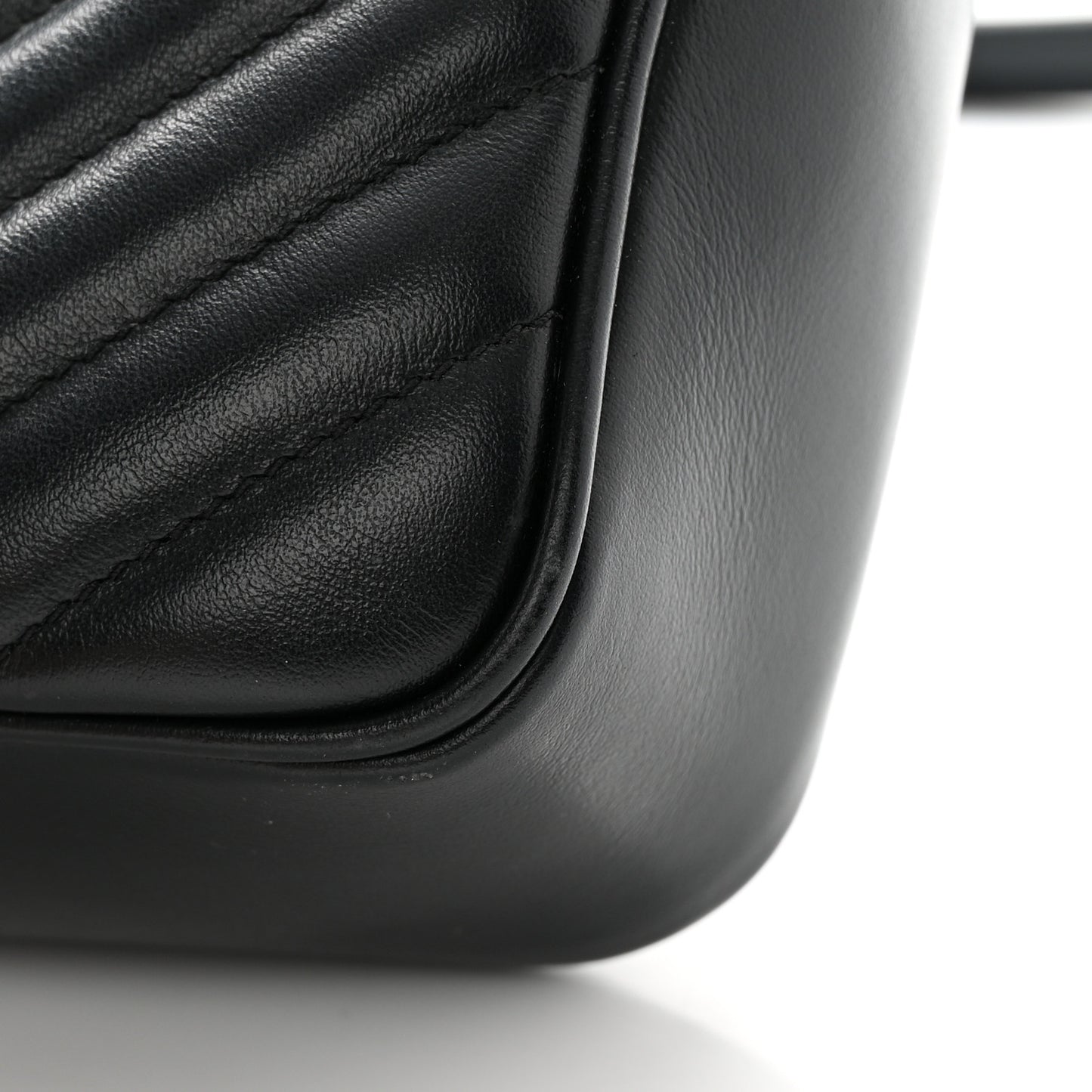 Calfskin Matelasse Monogram Lou Camera Bag Black