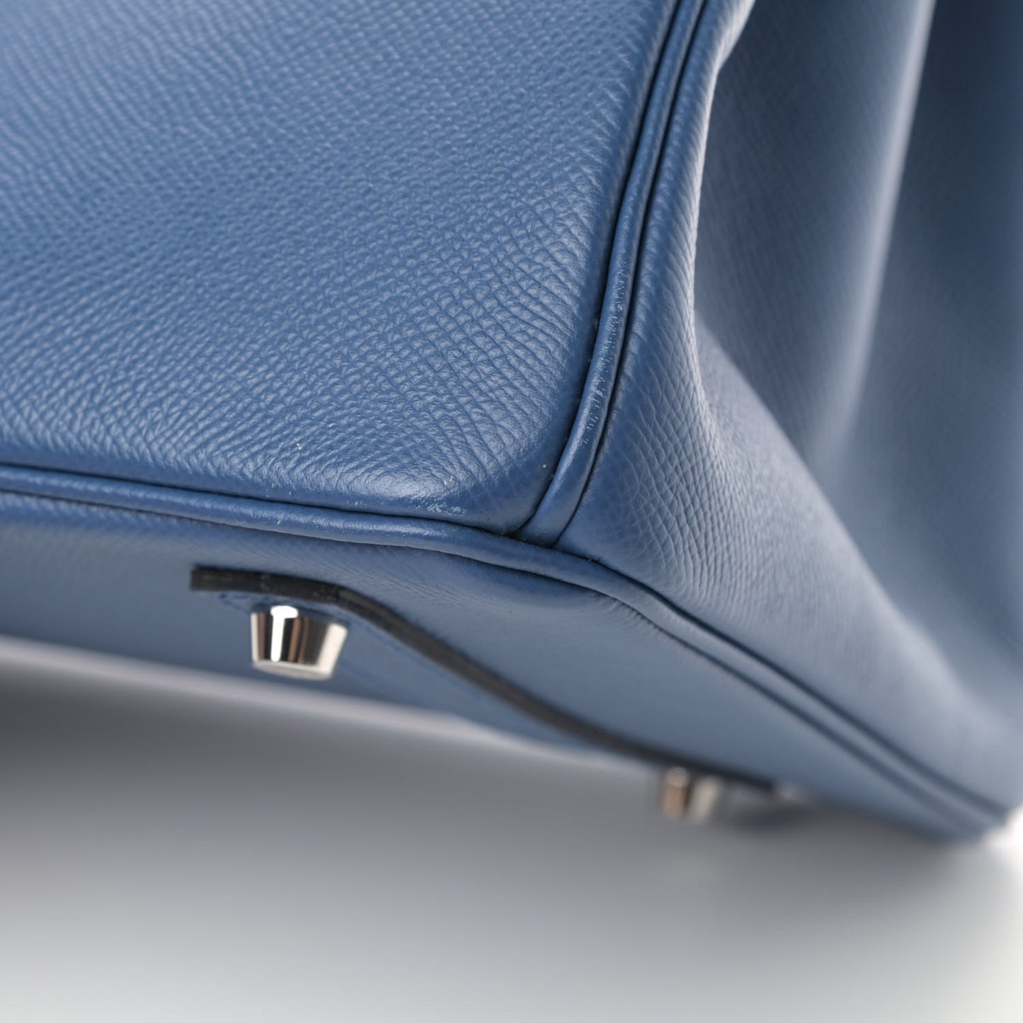 Epsom Birkin 35 Bleu Agate