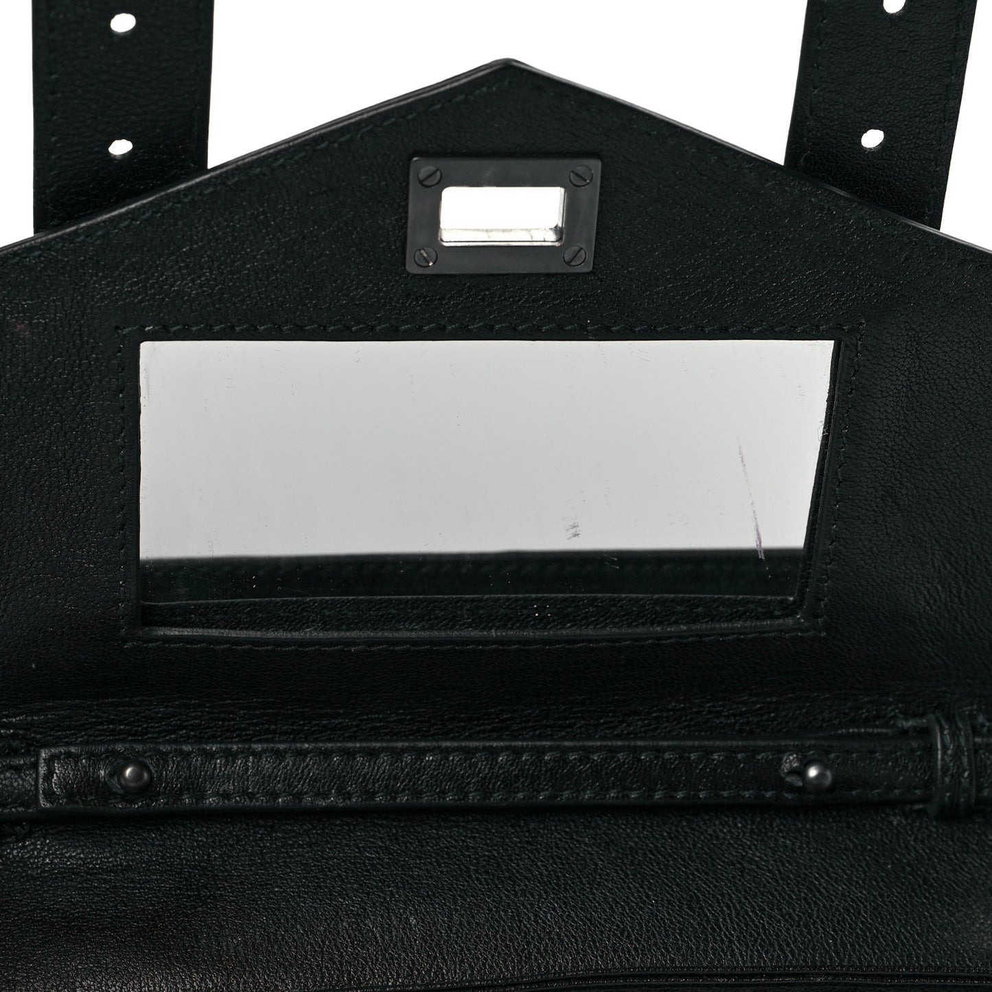 Lambskin PS1 Large Chain Wallet Black