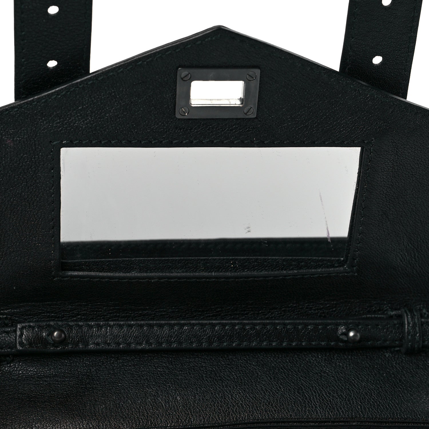 Proenza Schouler Lambskin PS1 Large Chain Wallet Black 10 of 10