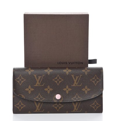 Louis Vuitton Monogram Emilie Wallet Rose Ballerine 6 of 6