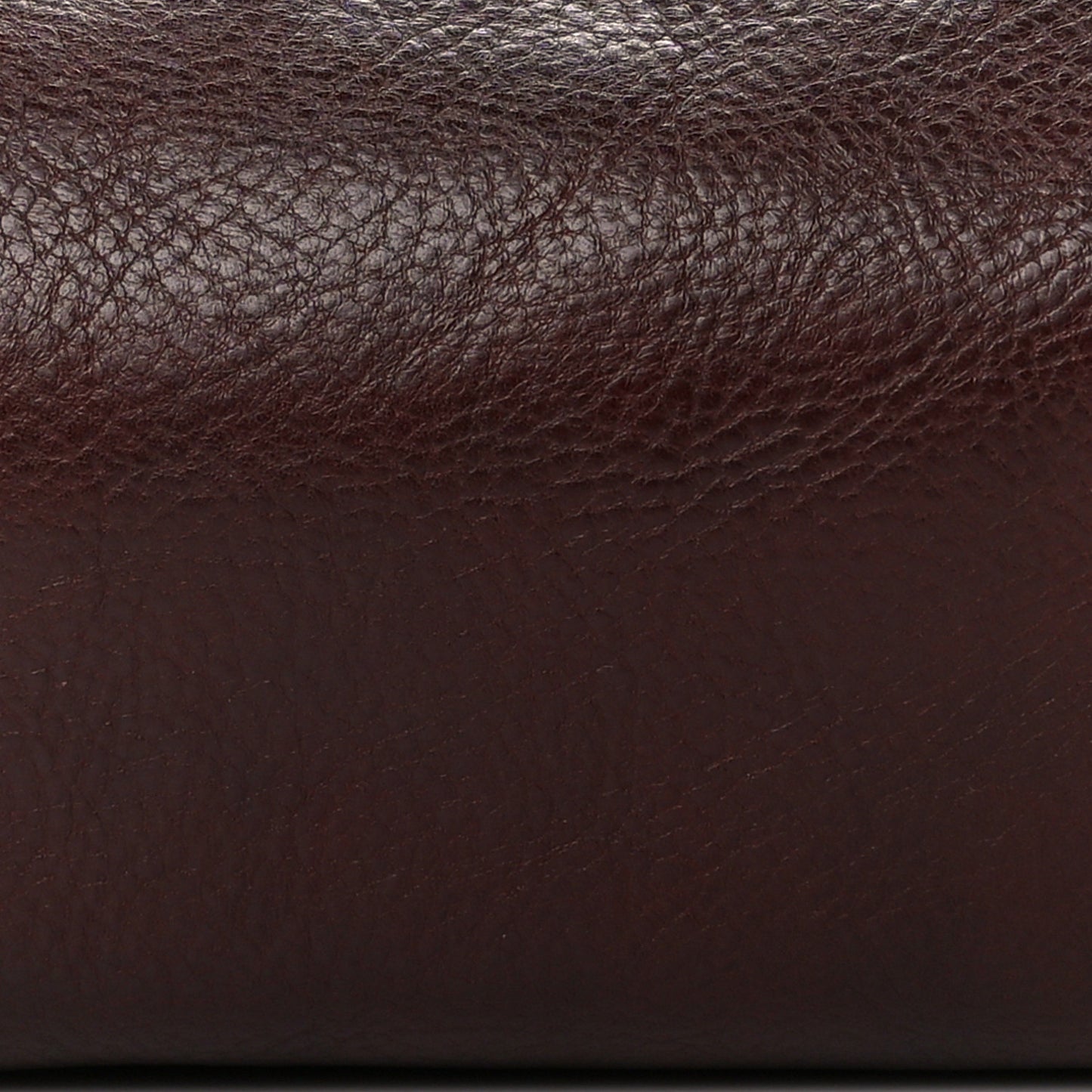 Grained Calfskin 90's Bag Burnt Wood