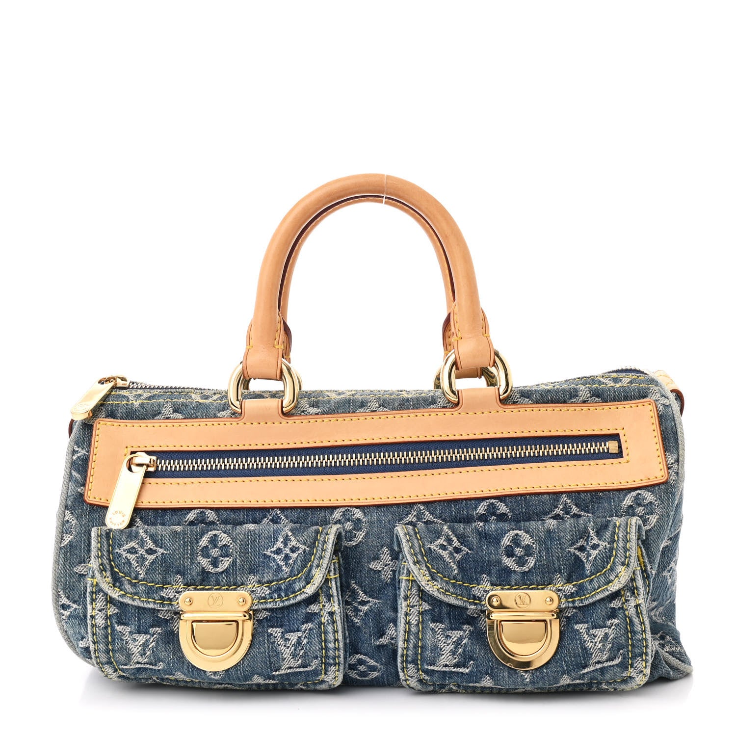 Louis Vuitton Monogram Denim Neo Speedy Blue 1 of 10