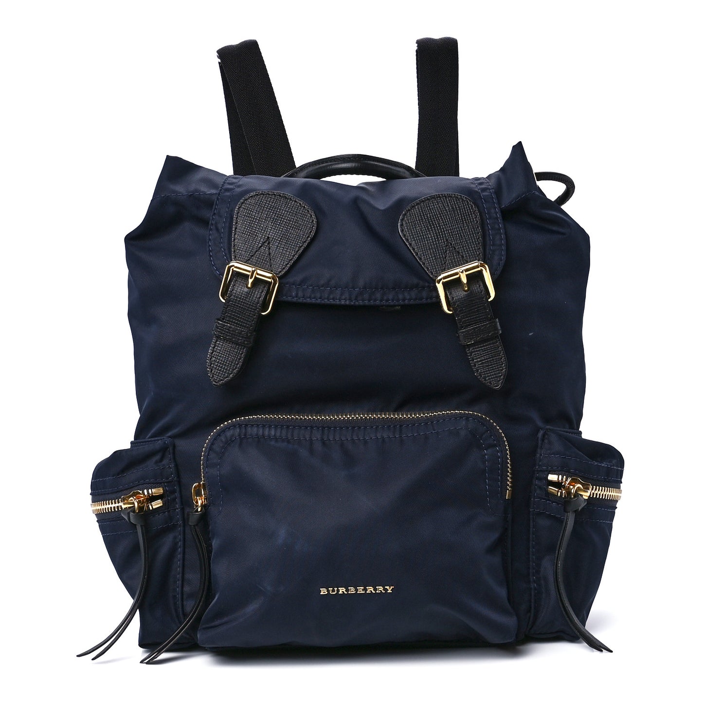 Nylon Medium Rucksack Backpack Ink Blue