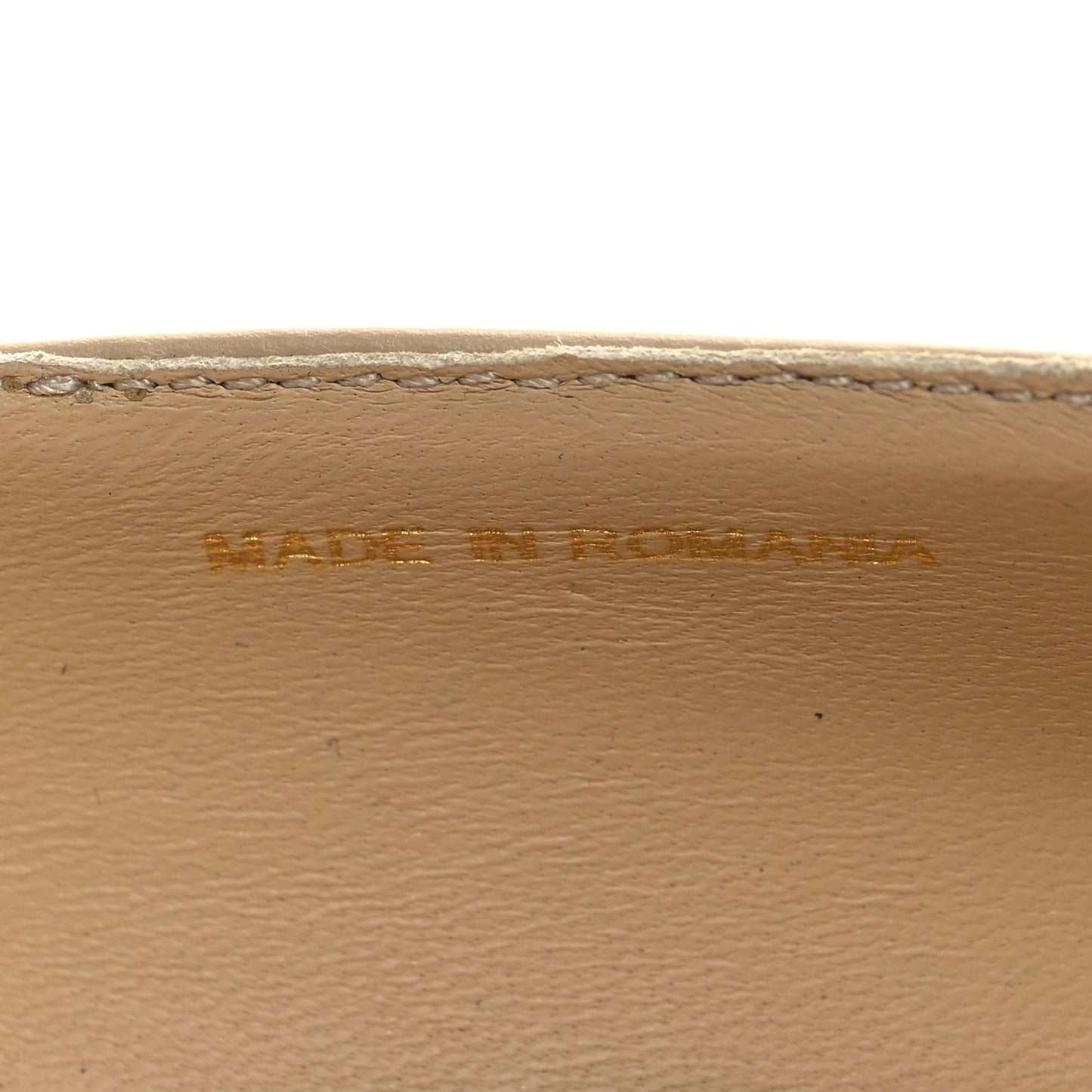Lambskin Grosgrain Cap Toe CC Pumps 39 Beige Black