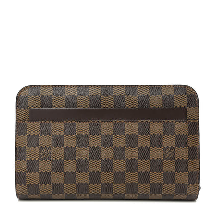 Louis Vuitton Damier Ebene Pochette Saint Louis Clutch 1 of 5
