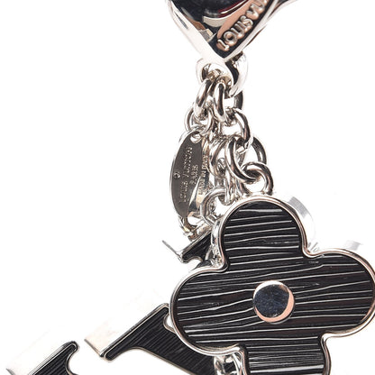 Louis Vuitton Electric Epi Fleur d'Epi Bag Charm Black 4 of 4