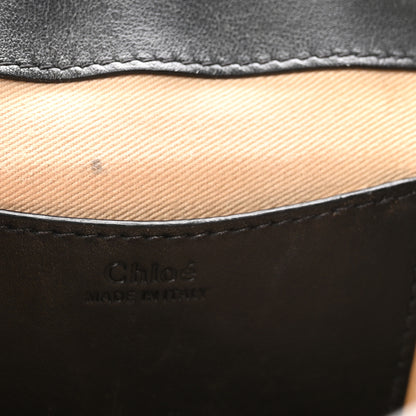 Chloe Calfskin Suede Large Tess Bag Black 6 of 9