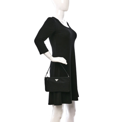Prada Re-Nylon Vela Pouch Black 2 of 7