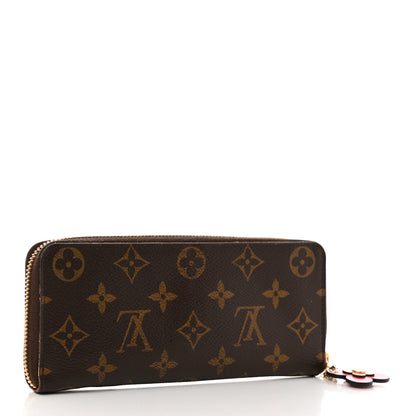Louis Vuitton Monogram Blooming Flowers Clemence Wallet 3 of 8