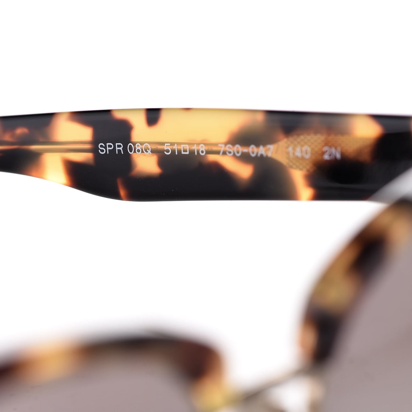 Acetate Sunglasses SPR 08Q Havana