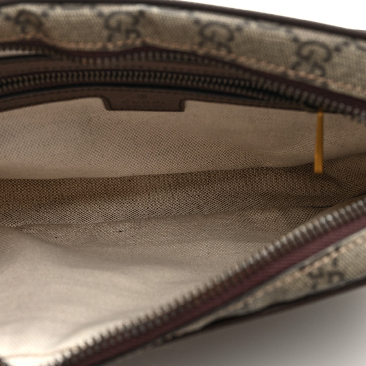 Gucci Soft GG Supreme Monogram Medium Ophidia Belt Bag Dark Brown 5 of 9