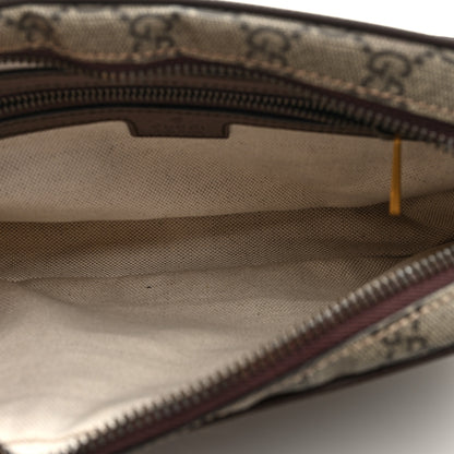 Gucci Soft GG Supreme Monogram Medium Ophidia Belt Bag Dark Brown 5 of 9