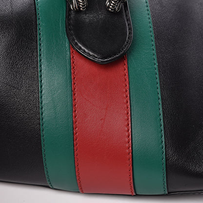 Gucci Calfskin Web Stripe Small Dionysus Hobo Black 14 of 15
