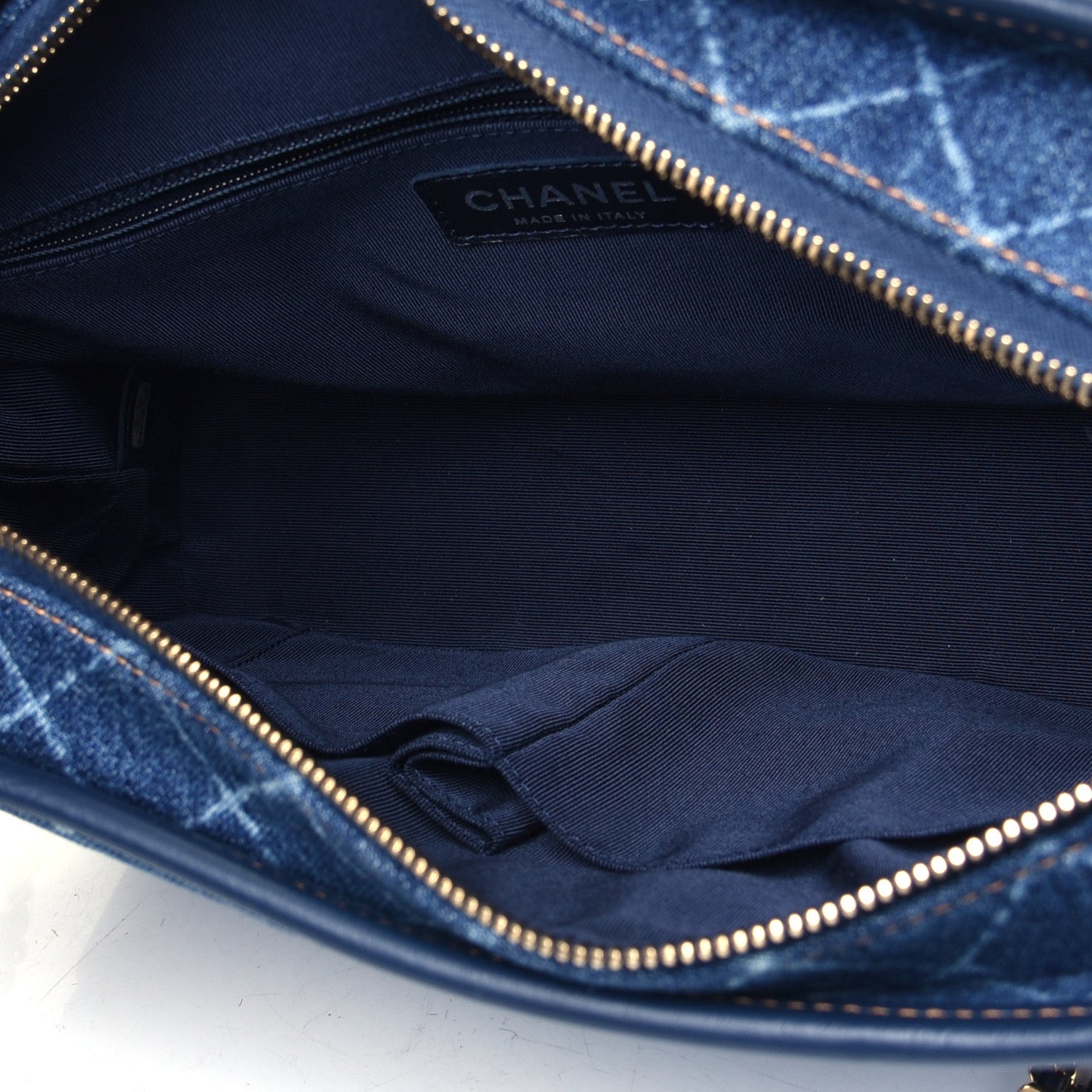 Chanel Denim Calfskin Medium Gabrielle Hobo Blue 4 of 6