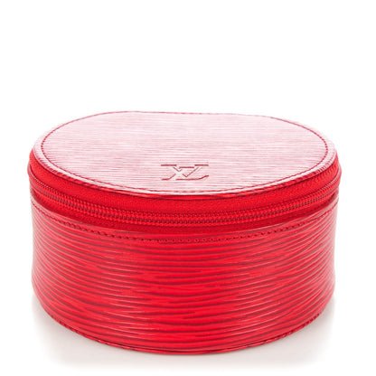 Louis Vuitton Epi Ecrin Bijoux 10cm Jewelry Box Case Red 1 of 6