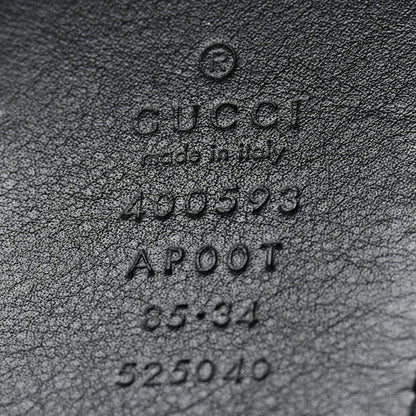 Gucci Calfskin Double G 40mm Belt 85 34 Black 3 of 5
