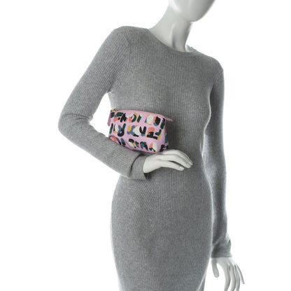 Fendi Nylon Roma Print Large Cosmetic Pouch Lavanda Multicolor 2 of 7