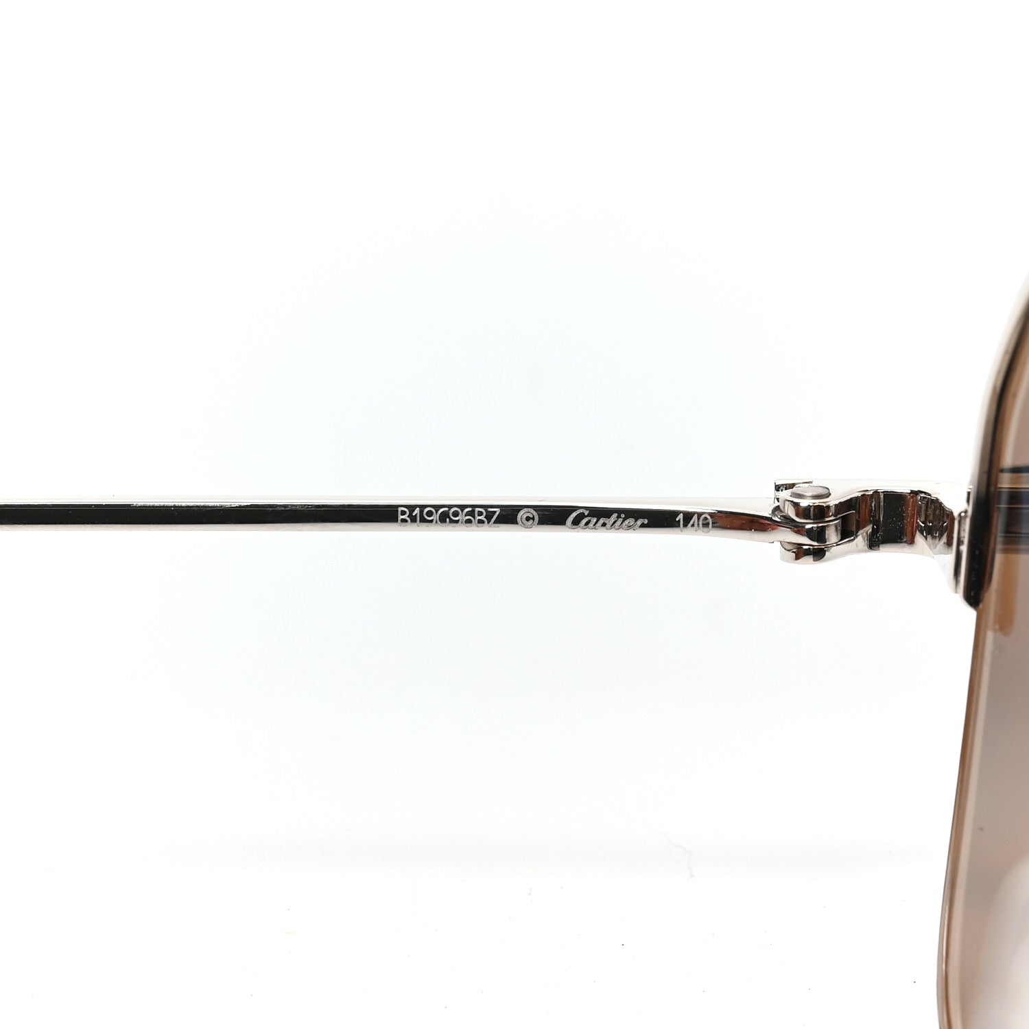 Cartier Metal Aviator Sunglasses CT02305 Silver 5 of 6