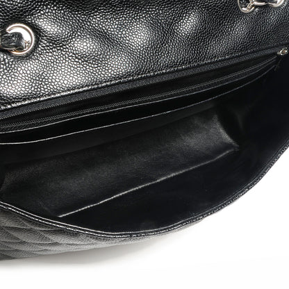 Chanel Caviar Jumbo Single Flap Black 5 of 9