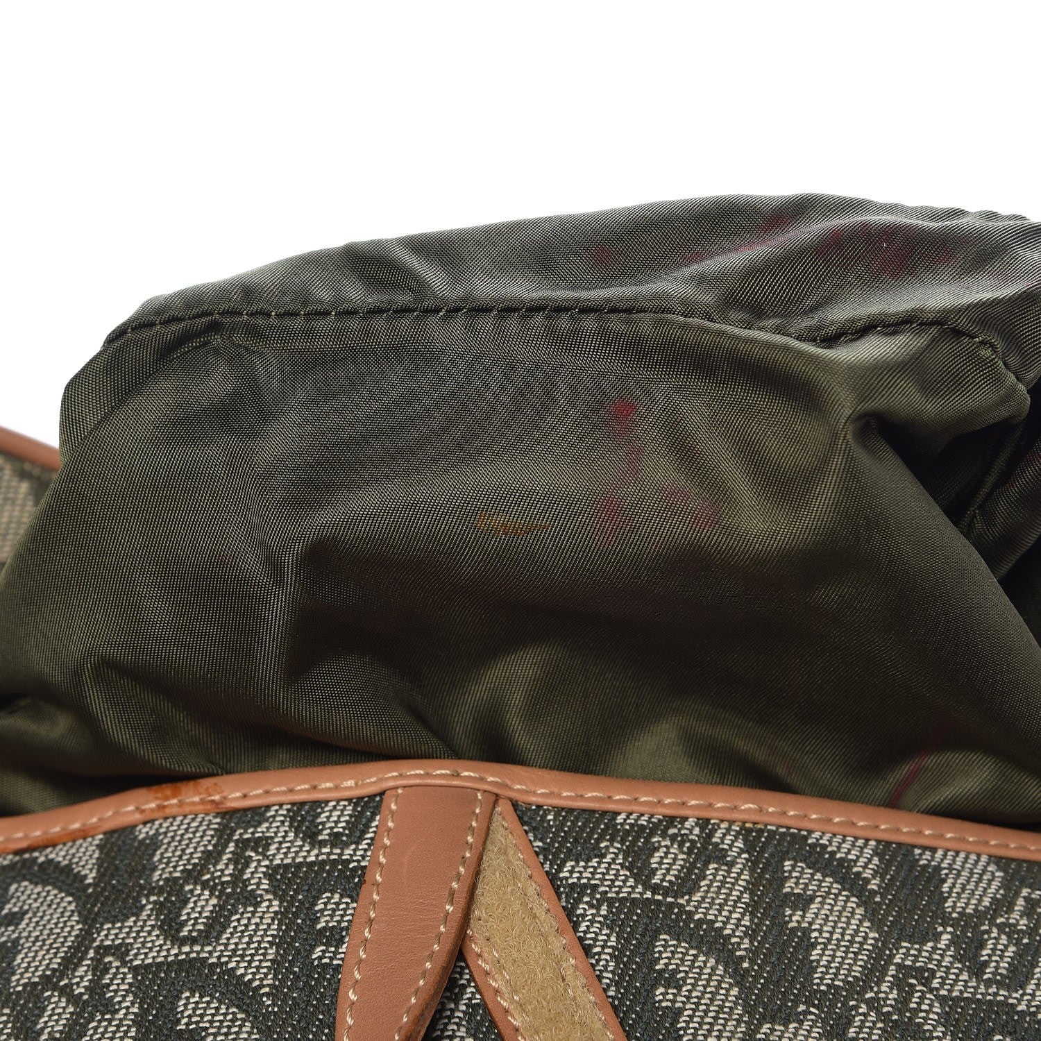 Christian Dior Monogram Double Saddle Bag Green 12 of 13