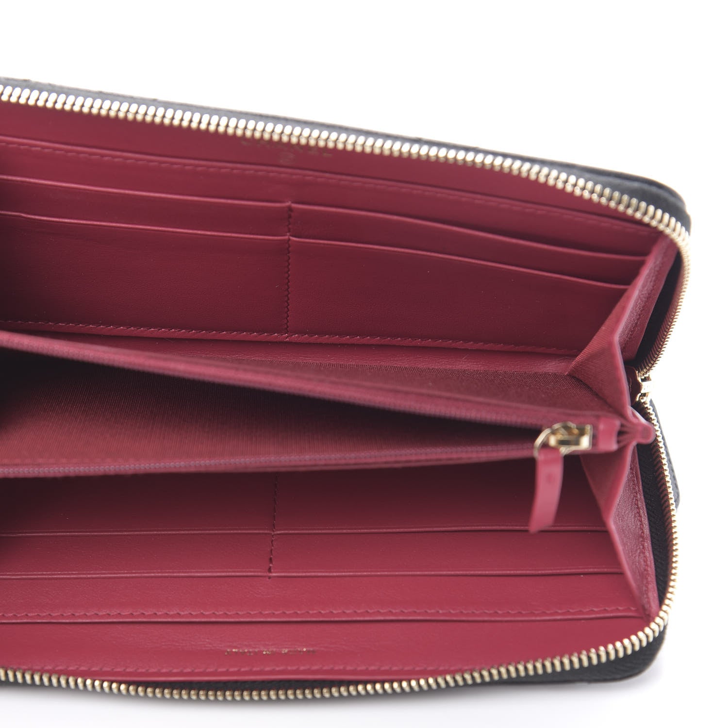 Chanel Lambskin Quilted 19 Zipped Wallet Black 5 of 9