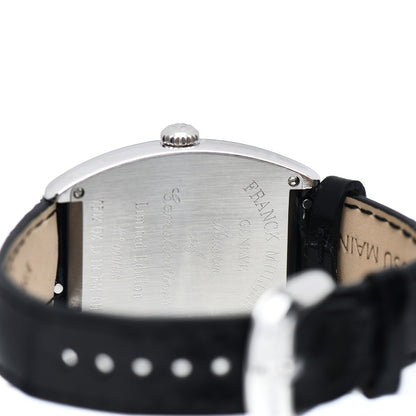 Franck Muller Stainless Steel Alligator Diamond Bezel 29mm Cintree Curvex Quartz Watch 7502QZD 4 of 5