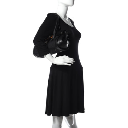 Gucci Monogram Bamboo Bullet Bag Black 2 of 9