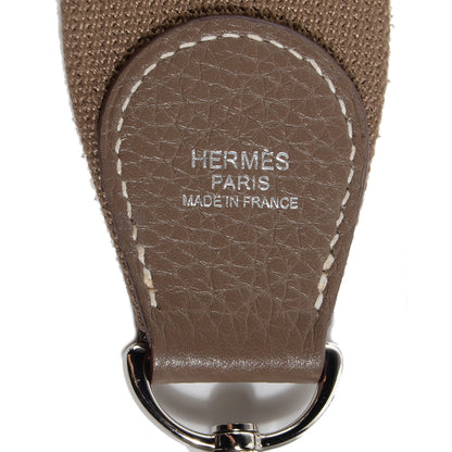 Hermes Taurillon Clemence Evelyne III GM Etoupe 3 of 17