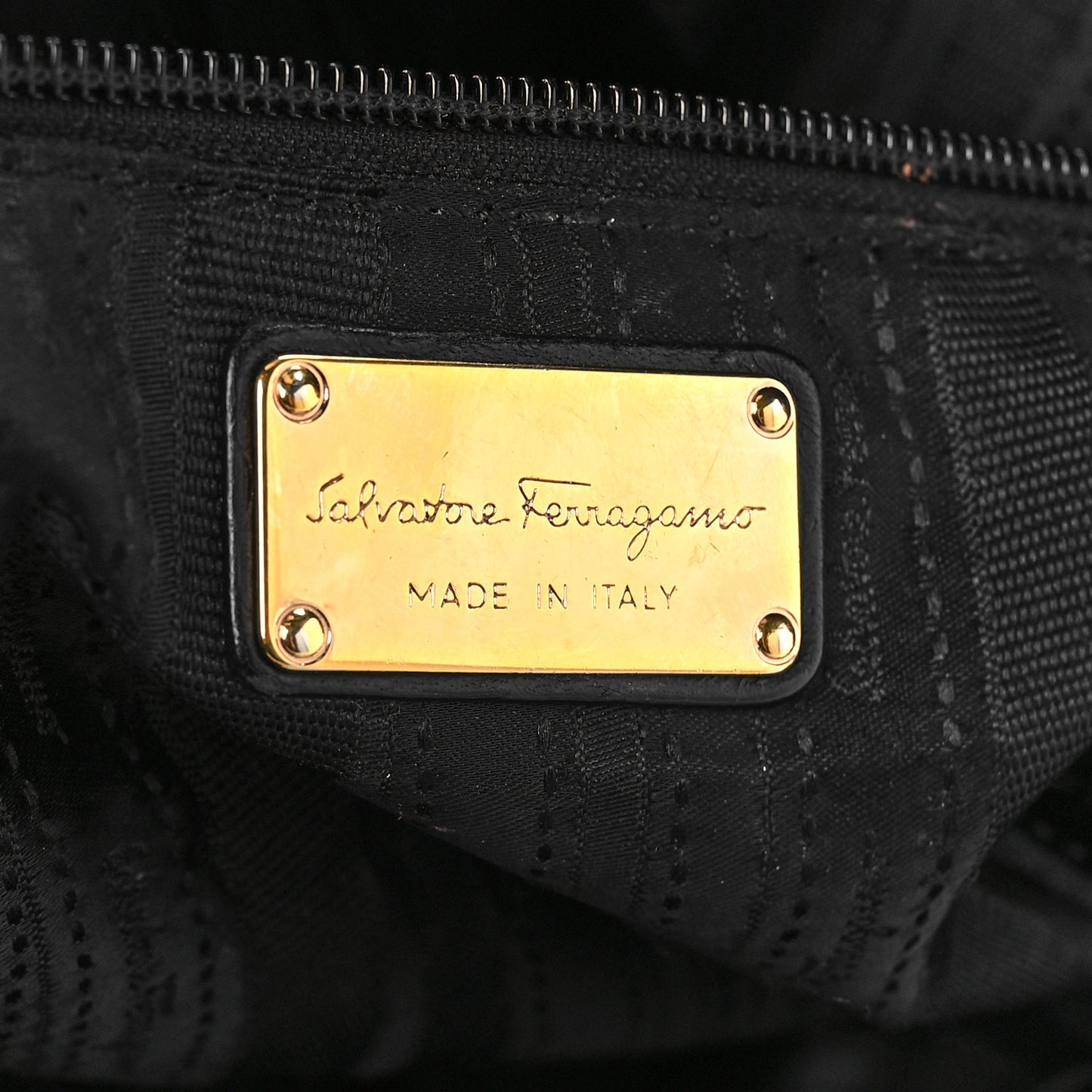 Calfskin Wanda Tote Black