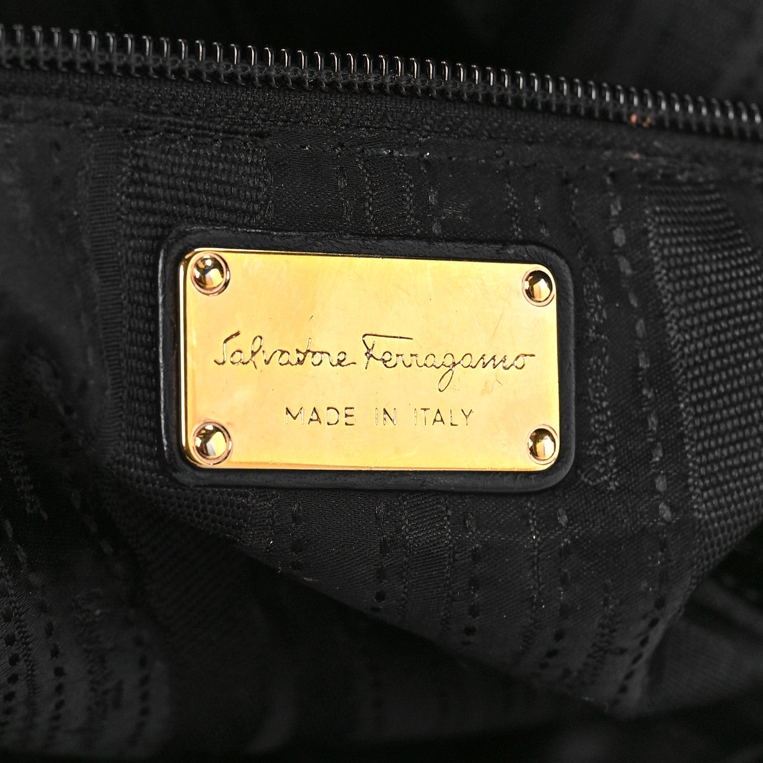 Salvatore Ferragamo Calfskin Wanda Tote Black 6 of 10