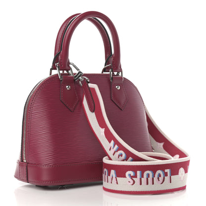 Louis Vuitton Epi Jacquard Alma BB Raspberry 2 of 9