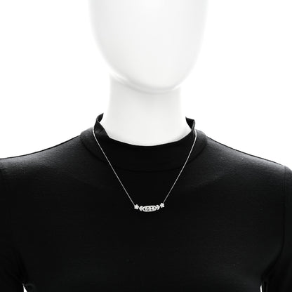Tiffany Platinum Diamond Flower Cluster Pendant Necklace 2 of 6